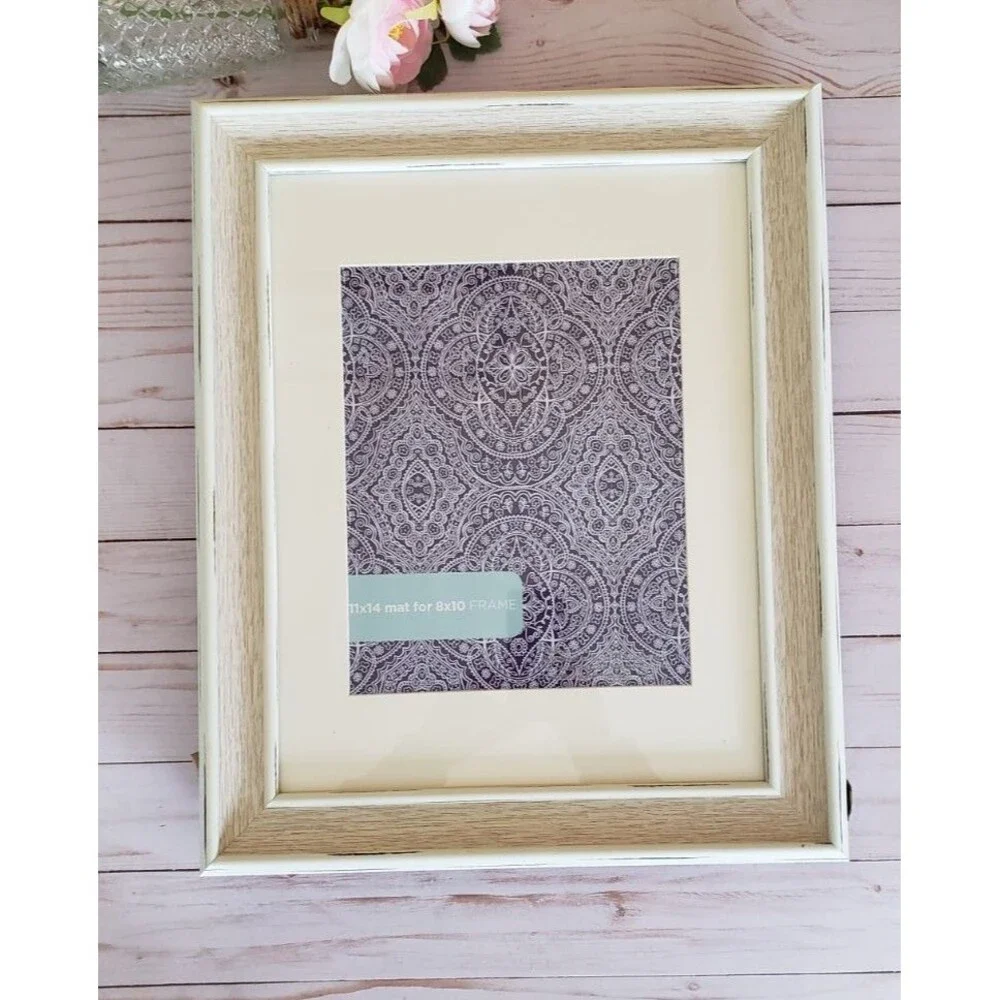 Large Whitewash Picture Frame
